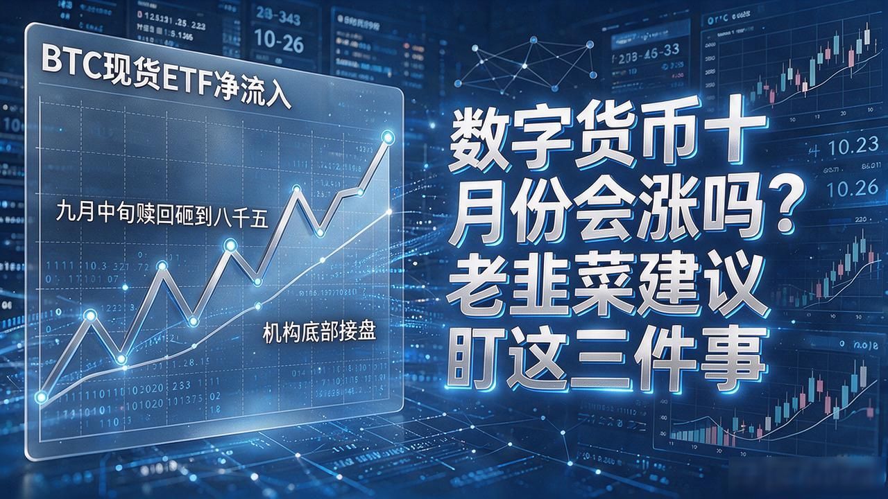 数字货币十月份会涨吗？蹲了三年币圈，老韭菜建议你盯这三件事