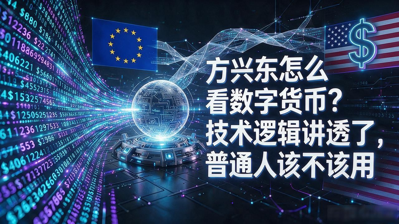 方兴东怎么看数字货币？技术逻辑讲透了，普通人该不该用