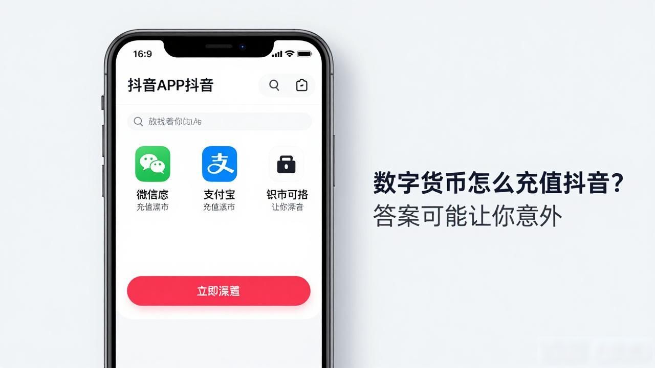 数字货币怎么充值抖音？答案可能让你意外
