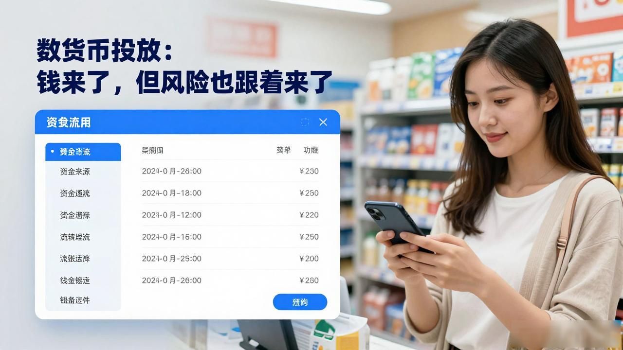 数字货币投放：钱来了，但风险也跟着来了