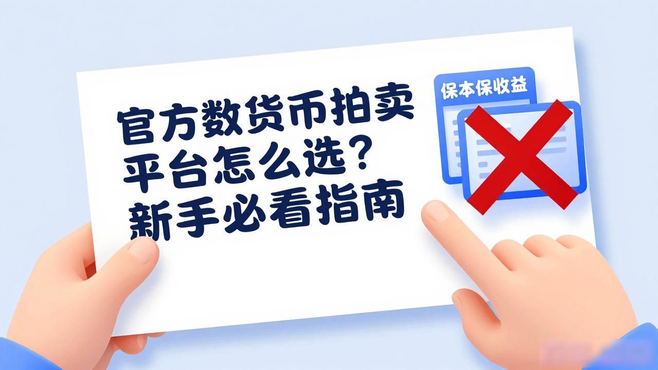 官方数字货币拍卖平台怎么选？新手必看指南