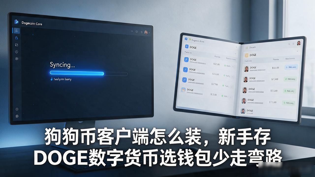 dogecoin客户端全节点_轻量钱包对比_狗狗币客户端数字货币